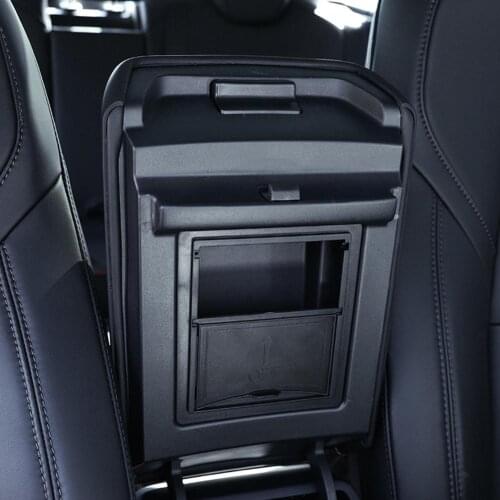 For Model 3 Central Armrest Storage Box Concealed Armrest Car Holder Auto Box Accessory Storage Box Armrest C6T3