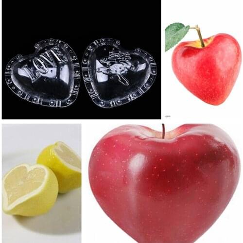 5pcs/lot Garden Growing Mold Heart/Star Plastic Fruit Vegetable Apple Strawberry Cucumber Shaping Growth Forming Mould