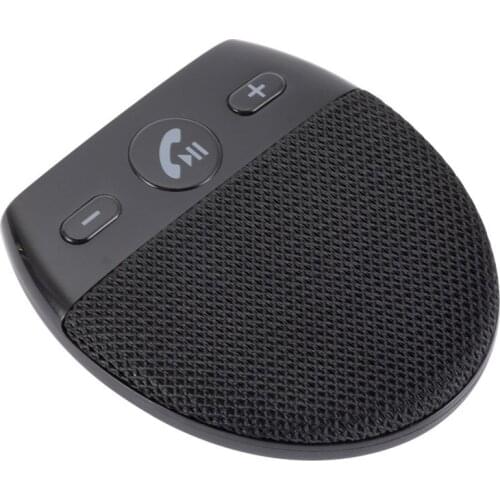 Bluetooth Car Phone Sun Visor Hands Free Speakerphone with USB Bluetooth Car Speaker Handsfree Car kit Auto Power on