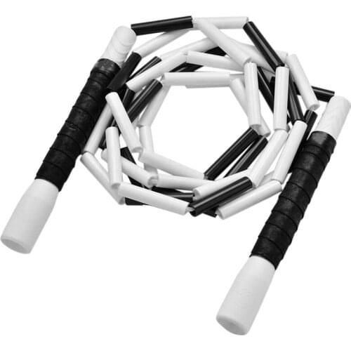 Bamboo Skipping Rope Energy Bar Handle Straight Bamboo Skipping Rope Skipping Rope Thick Beaded Fitness Jump Rope