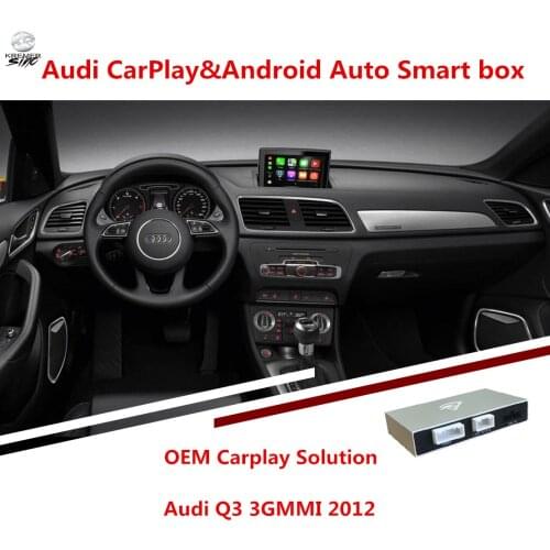 Free Shipping Aftermarket OEM Wireless Apple Carplay Smart box for Audi A1 A3 A4 A5 A6 A7 A8 Q3 Q5 Q7 MMI Solution Retrofit