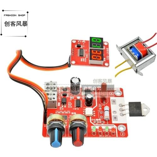 Ny-d01 spot welder control board current digital display single chip microcomputer adjusting time spot welder DIY control board