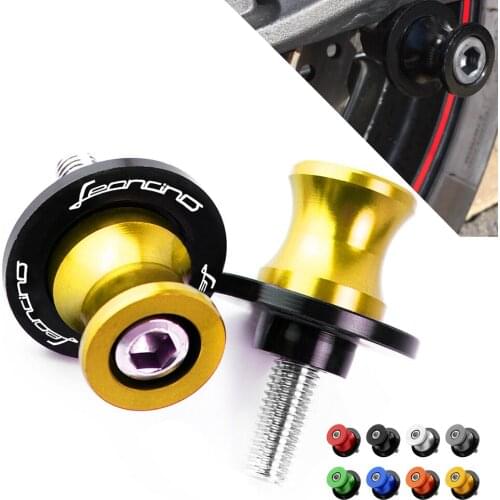 For Benelli leoncino 500 BJ500 BJ500 TRK 502 2015 2016 2017 2018 19 leoncinoX 6MM Motorcycle Swingarm Slider Spools Stand Screws