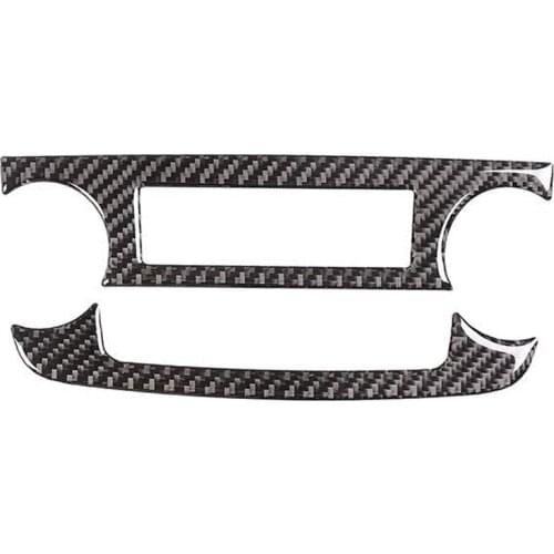 For Honda CR-V 2007-2011 Soft Carbon Fiber Sticker Central Control Air Conditioning CD Adjustment Switch Panel