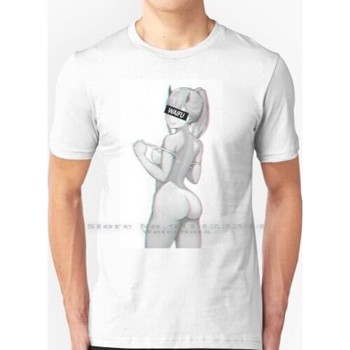 Darling In The Franxx Zero Two Waifu Material T Shirt 100% Pure Cotton Hentaik1ng Zero Two Darling In The Franxx Zero Two 002