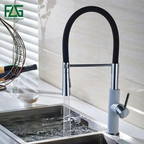 FLG White Kitchen Faucets