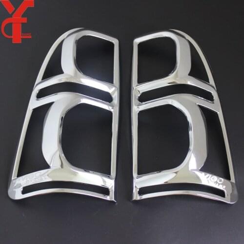 Chrome Accessories ABS Tail Lights Cover For Toyota Hilux Vigo 2012 2013 2014