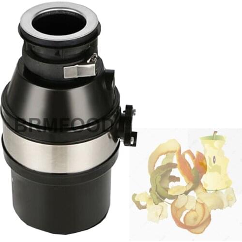 560W Household Food Waste Disposer Stainless Steel Shredder Sewer Food Residue Kitchen Sink Garbage Disposal