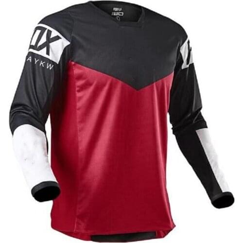 Fox Vtt Jersey Downhill T-shirt Mountain Bike Motorcycle Jersey Mens Mtb Road Racing Bicycle Cycling Wear Clothing Short Shirt