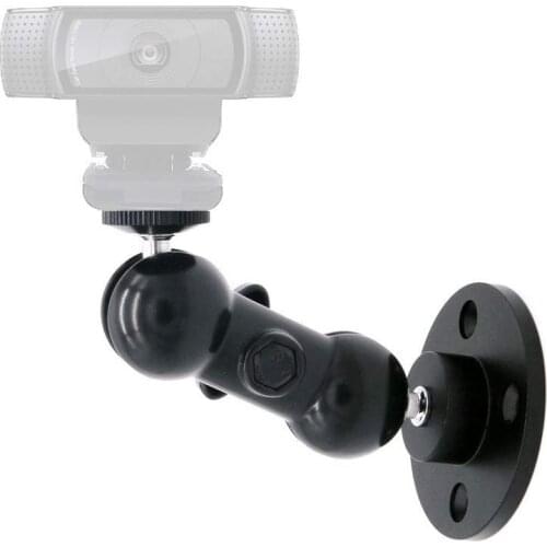 Logitech Webcam Wall Mount, Articulating Magic Holder Stand for Logitech Brio 4K, C925e,C922x,C922,C930e,C930,C920,C615-4 inches