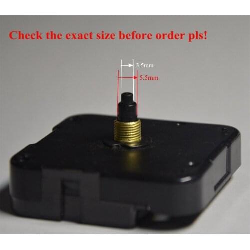 10pcs/set Original Youngtown 12888 Clock Accessory Quartz Movement 6mm White Plastic Sweep Movement 100%New no hands