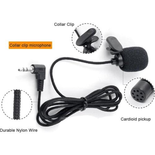 Portable Collar Clip Headset Microphone Teacher Guide Interview Performance Speech Headset Speech Headset Megaphone Loudspeaker