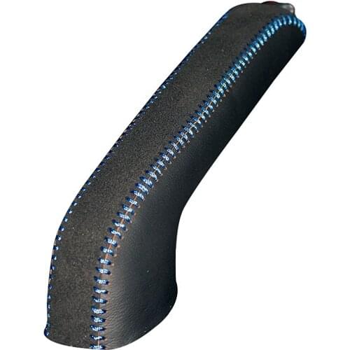 Genuine Leather Handbrake Grips For Volvo C70 Natural leather cover on the handbrake car accessories interior