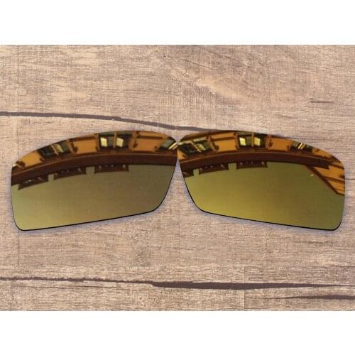 Vonxyz Bronze Mirror Polarized Replacement Lenses for-Oakley Twitch Frame