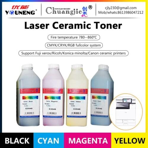 High Temperature 800 Degree Ceramic Toner Powder Compatible for Xerox laser printers and Ricoh printers
