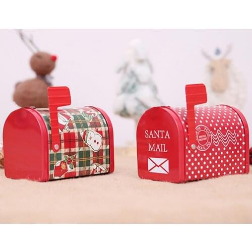 60% Dropshipping!!Christmas mailbox gift bag children candy box holiday party home decoration