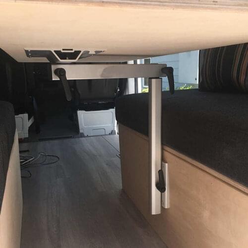 RV Caravan Adjustable Removable Laptop Table Leg Bracket Support 360 Degrees Rotatable for RV Caravan Motorhome Accessories