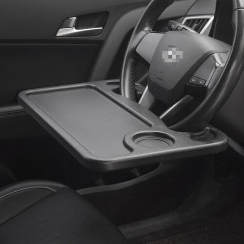 Car Laptop Stand Notebook Desk Steering Wheel Tray Table Food/drink Holder Car Multi-function Card Table Computer