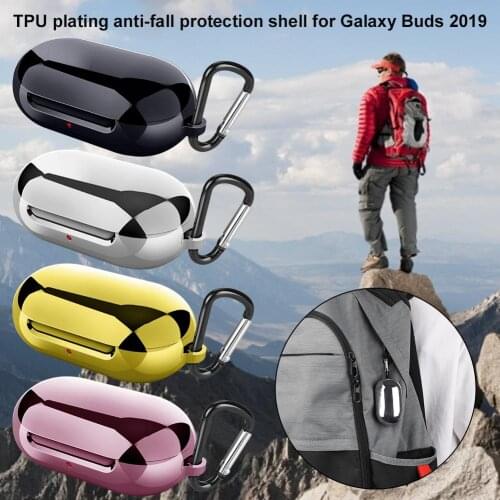 Bluetooth Earphone Case TPU Silicone Plating Cover Case for Samsung Galaxy Buds Wireless Bluetooth Headset Cover