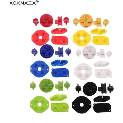 Rubber Conductive Button A B D pad Silicone Start Select Keypad & DIY Buttons Set For Gameboy Classic GB Repair parts