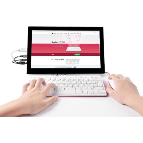 Raspberry Pi 400 Kit With 13.3inch HDMI Touch Display,US version,Get Hands-On With Programming,A Powerful, Easy-To-Use Computer