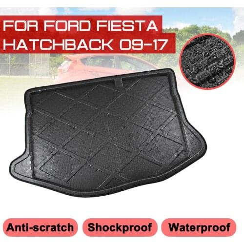 Carpet For Ford Fiesta Hatchback 2009-2017 Car Floor Mat Rear Trunk Anti-mud Cover