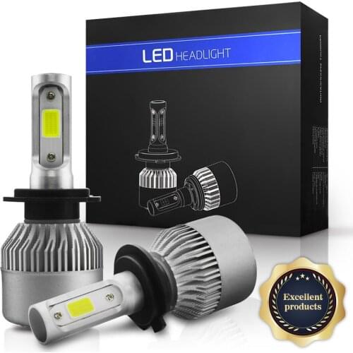 OLPAY LED H4 H7 H1 H11 H9 H8 9006/HB4 H1 H3 9005/HB3 9004 9012 Auto Car Headlight Bulbs 72W 8000LM 6500K lamp