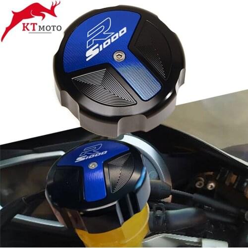 For BMW S1000R S 1000R 2014 2015-2021 CNC Front Brake Fluid Cap Master Cylinder Reservoir Cover Motorcycle Accessories