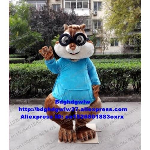 Brown Plush Chipmunk Chipmuck Chippy Eutamias Mascot Costume Adult Cartoon Character Boutique Present Grand Opening zx2910