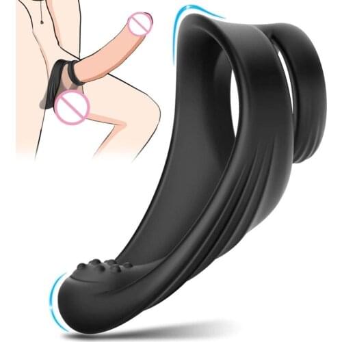 Couple Sexy Toy, Elastic Delay Ring, Cock Stretchy Intense Clit Stimulation, Premature Ejaculation Lock Adults Sex Toys For Man