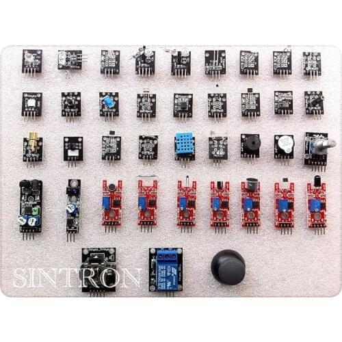 [Sintron] Ultimate 37 in 1 Sensor Modules Kit for Arduino & MCU Education User