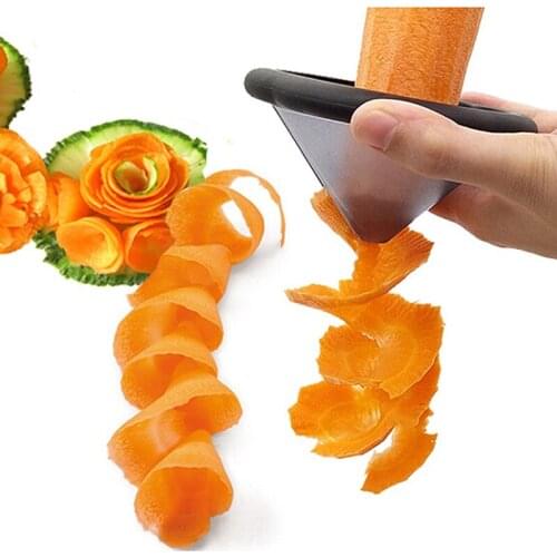 Funnel Model Spiral Slicer Vegetable Shred Device Cooking Salad Carrot Radish Cutter Kitchen Accessories Gadget