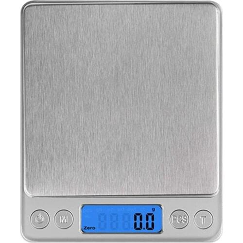Food Scale Gram Scale 0.1G-3000G/6.6Lb Weight Grams and Oz for Baking, Scale for Food, Stainless Steel Platform(1 PCS)
