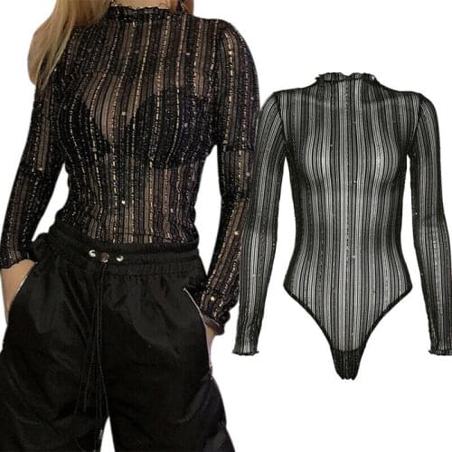 WANGSCANIS Women's Turtleneck Bodysuit