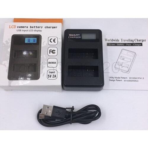 LCD USB Dual Battery Charger for Sony NP-FZ100 ILCE-9 A9 A7RIII A7III a7RM3