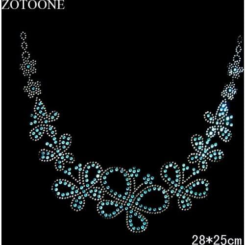 ZOTOONE Strass Crystals HotFix Flatback Rhinestones for Clothes Wedding Dress Rhinestone Applique Stickers for Needlework Crafts