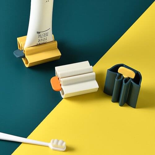 1pcs Home Plastic Toothpaste Squeezer Tube Easy Dispenser Rolling Holder Bathroom Supply Tooth Cleaning Accessories For Kids Dec