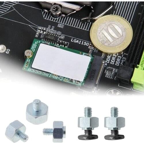 10 Set Hand Tool Mounting Kits Stand Off Screw For -ASUS ITX Motherboard M.2 low short screw For B460-1 support Wholesales