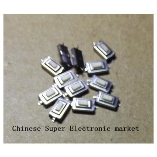 100PCS 3*6*2.5 mm 3*6*2.5 mm 3*6*2.5H SMD White Button switch key switch Tact Switch
