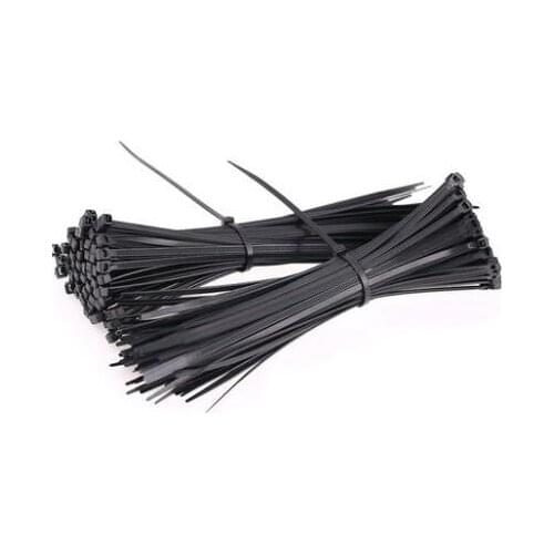 1000Pcs/pack 3*150mm High Quality width 1.9mm Black Color Factory Standard Self-locking Plastic Nylon Cable Ties,Wire Zip Tie