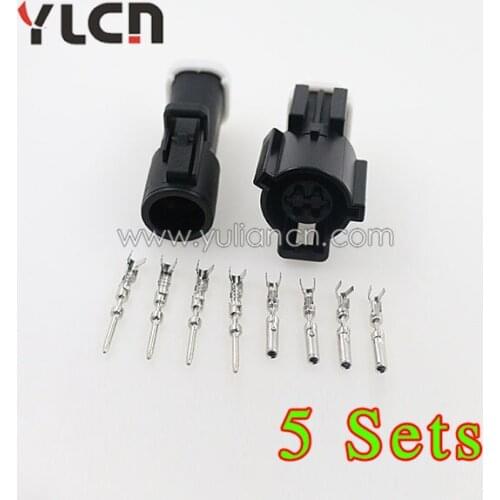 5 sets kit 1.5mm 4 pin Female Wire with Male Connector plug A set include socket + plug + terminals