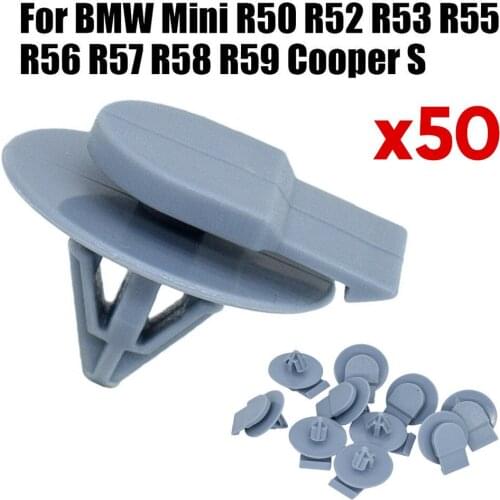 Wheel Trim Arch Clips 50Pcs Fender Wheel Fitting Gray Parts High Quality