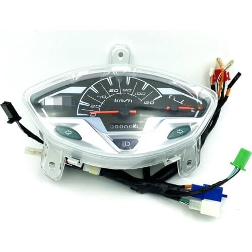 Motorcycle Accessories QS125T-4B Meter Odometer Kilometer Speedometer