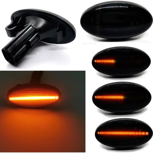 Car Accessorie Dynamic LED Turn Signal Side Marker Blinker Light For Subaru Forester Impreza 2008-2019 Sequential Lamp Indicator