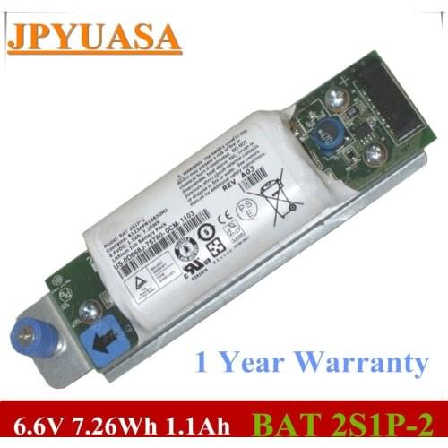 7XINbox 6.6V 1.1Ah 7.26Wh BAT 2S1P-2 Battery For Dell Raid Controller PowerVault MD3200 MD3200i MD3220i 0D668J BAT 2S1P