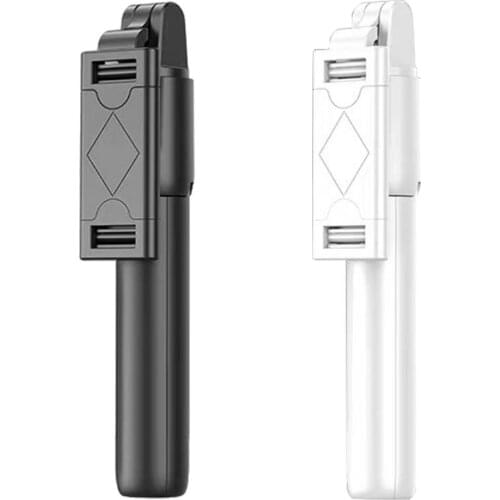 Wireless Bluetooth-compatible Selfie Stick Extendable Monopod With Shutter Remote Control For IOS Android Foldable Mini Tripod