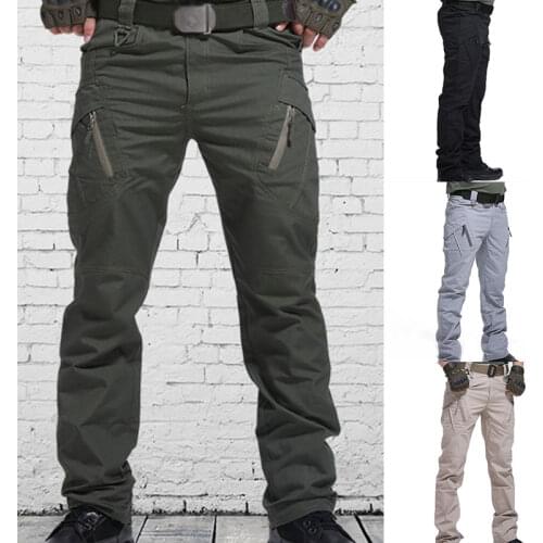 Men Lightweight Tactical Pants Casual Breathable Army Military Style Long Trousers Male Waterproof Quick Dry Cargo Pants Bottom