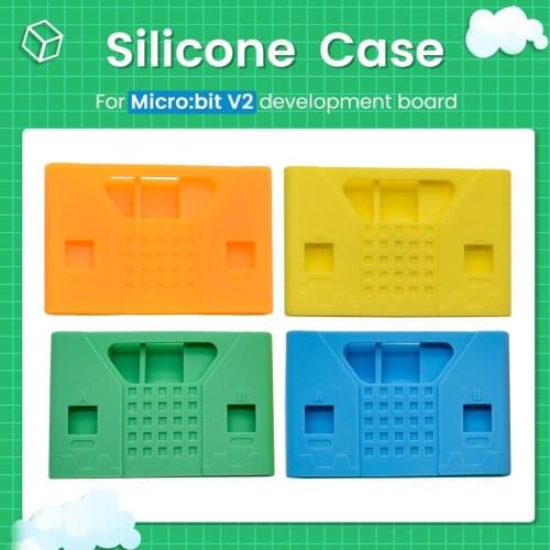 BBC Micro:bit V2.0 Colors Silicone Protective Cases Outer Shell for Micro:bit V2