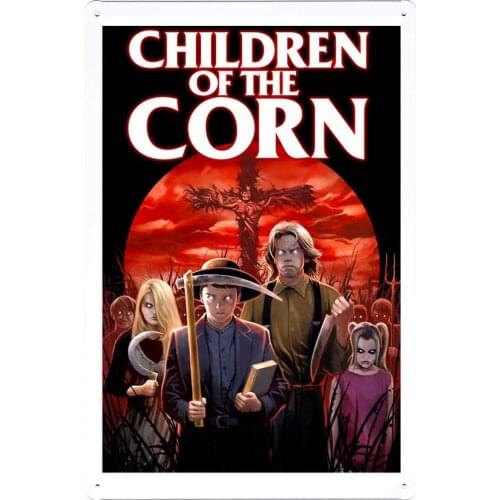 Children of The Corn Classic Horror Movie Tin Sign Metal Sign Tin Sign 8x12 Inches