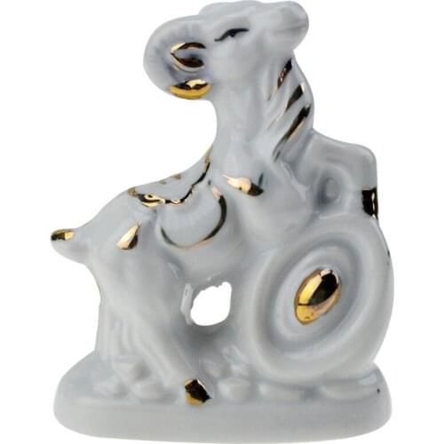 Feng Shui Ceramics Sheep Statue Home Office Decoration A2025
